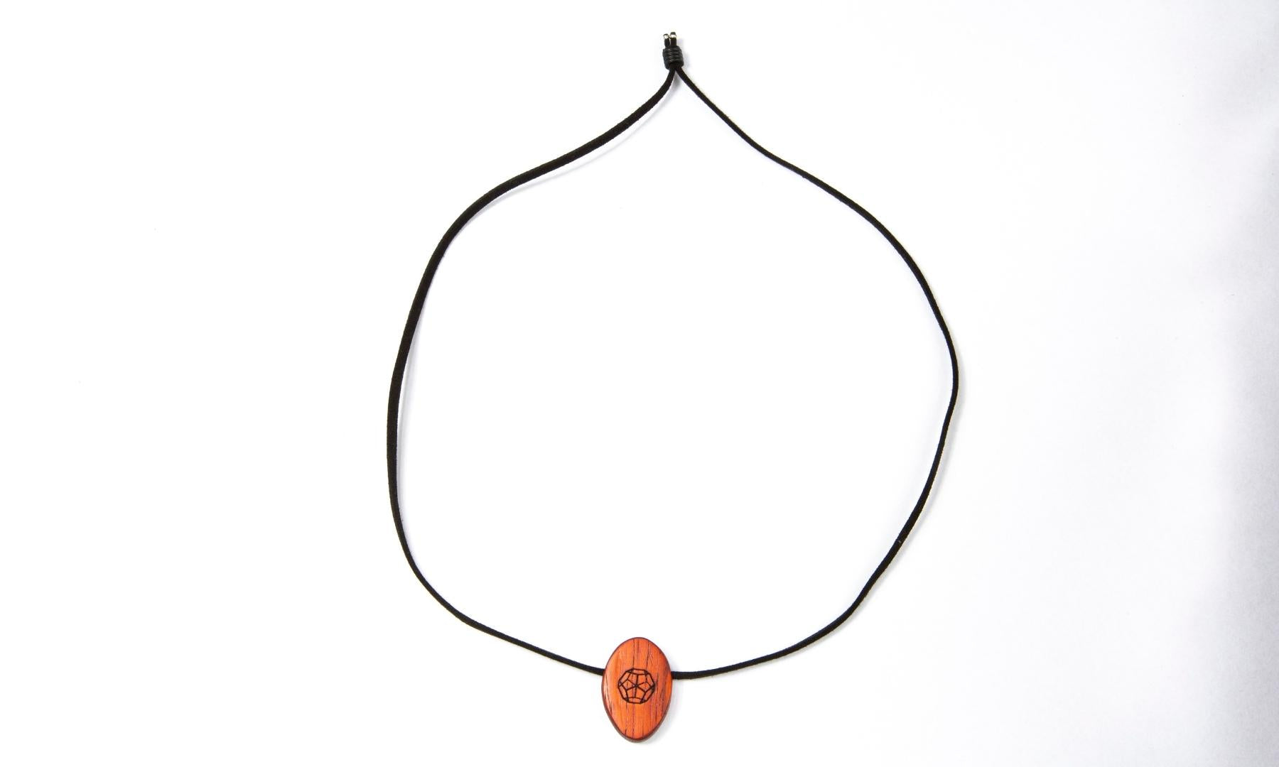 Padauk Deca Omnia Radiation Balancer Pendant with string