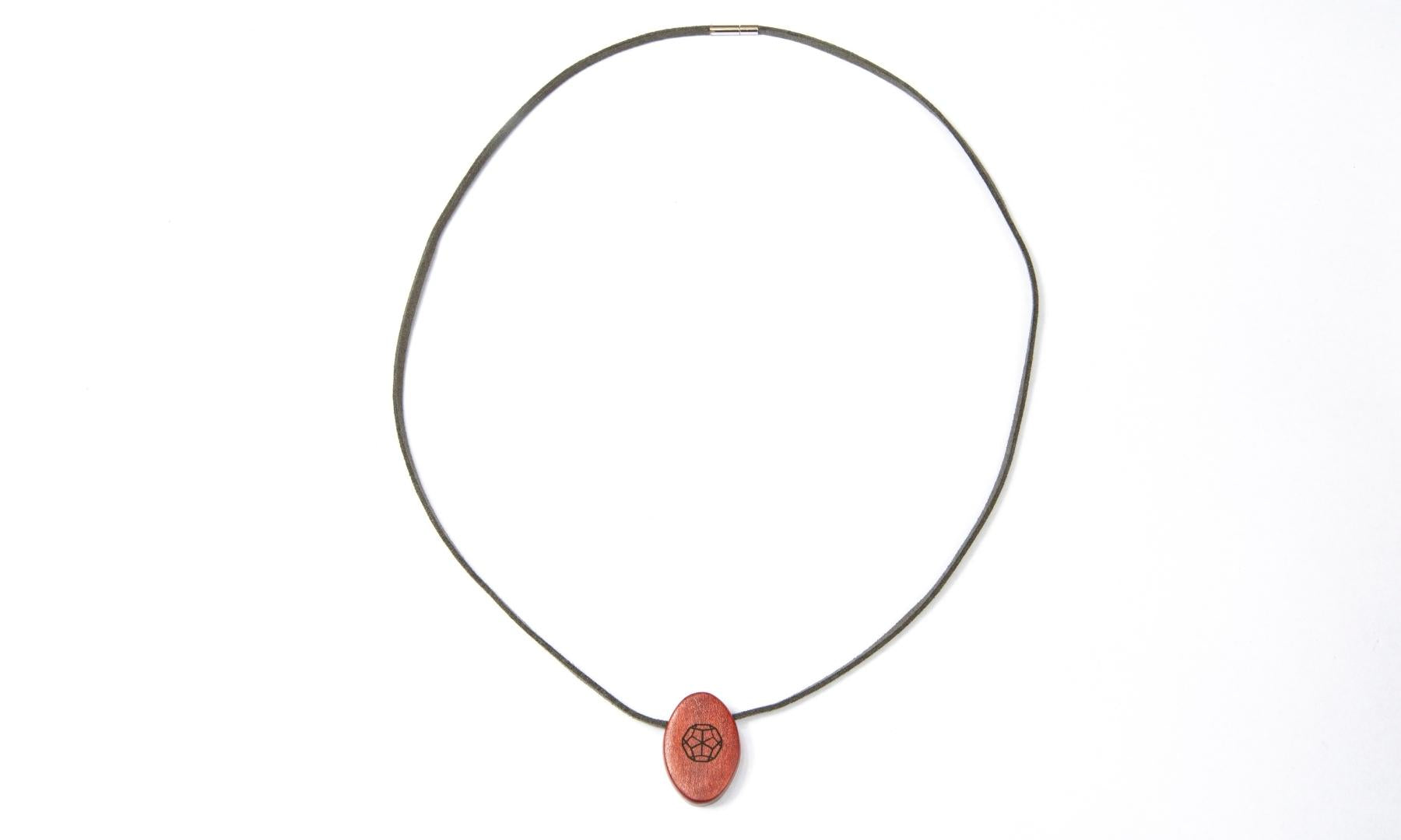 Deca Design ORB Pendant in Pink Ivory on string